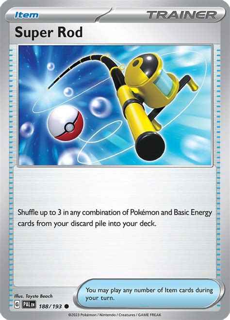 Super Rod sv2 188 | Pokemon TCG POK Cards