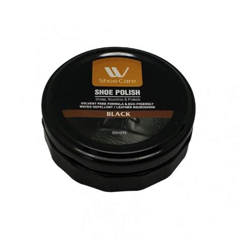 Buy W-Shoe Care Instant Shine Shoe Polish Black-50 ml online in ...