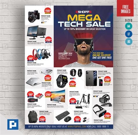 Electronic Devices Sale Flyer - PSDPixel