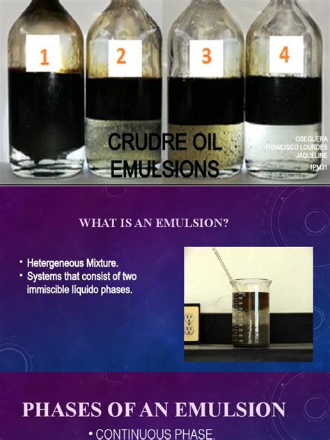 Crude Oil Emulsions, OfLJ. | PDF