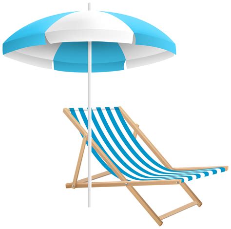 Chair Umbrella Beach Table Strandkorb - Beach Chair and Umbrella PNG Clip Art Transparent Image ...