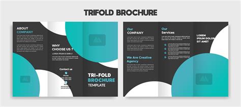 business trifold brochure template 8693708 Vector Art at Vecteezy