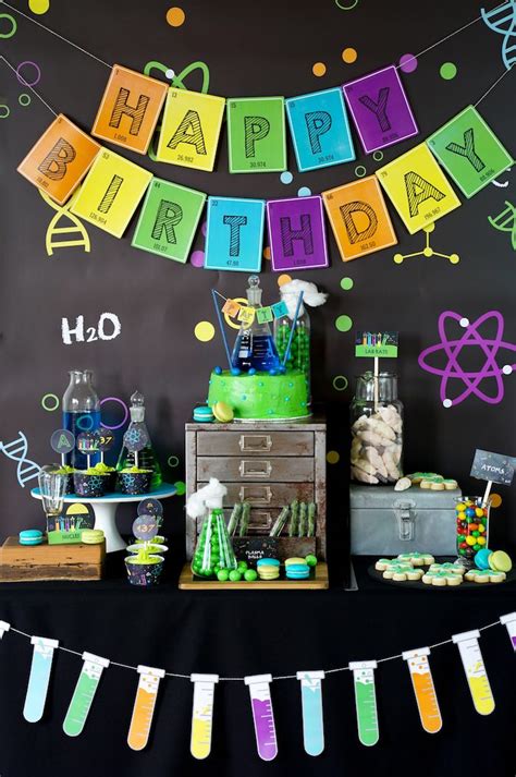 Kara's Party Ideas Scientist Themed Birthday Party | Kara's Party Ideas