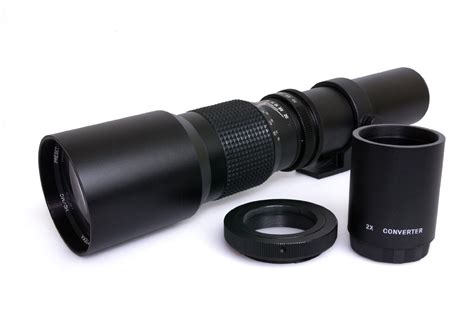 Opteka 500/1000mm High Definition Preset Telephoto Lens for Nikon D5 ...