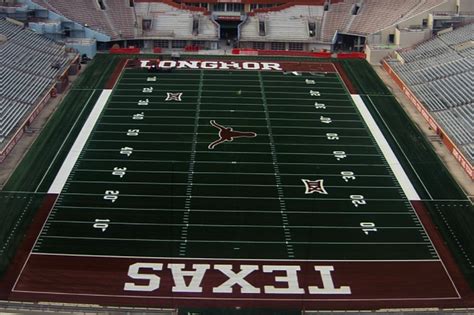 LOOK: FieldTurf installation at DKR now nearly complete - Burnt Orange Nation