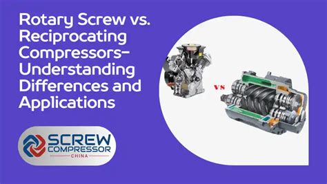 Rotary Screw vs Reciprocating Compressors- Understanding Differences ...