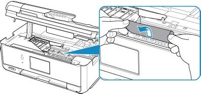 Canon : Inkjet Manuals : TR8600 series : Paper Is Jammed inside Printer