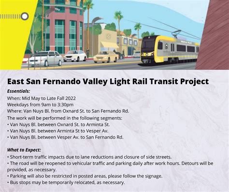 East San Fernando Valley Light Rail Transit Project Update | Arleta ...