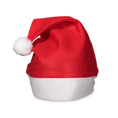 Red Felt Santa Claus Hat - Hats - Products Under $1.00