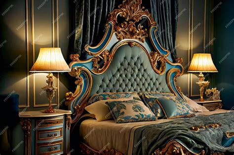 Premium Photo | Elegant bedroom interior in baroque style Romantic ...