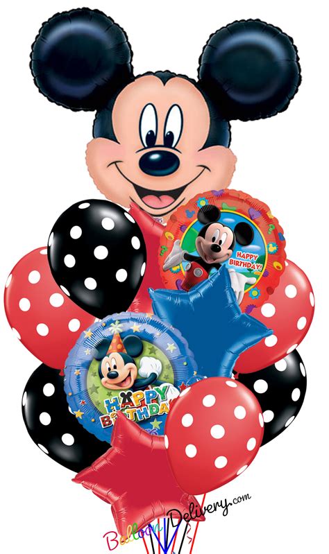 Mickey Deluxe Balloon Centerpiece/Bouquet