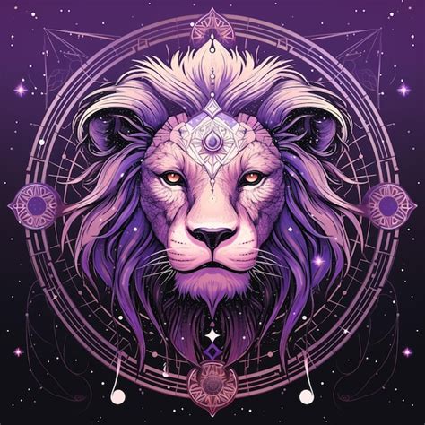 Premium AI Image | Leo Zodiac sign