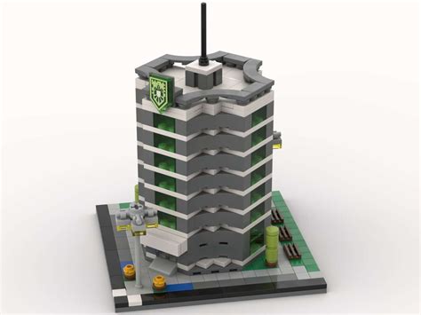 LEGO MOC Modular Office Building #06 by meregt | Rebrickable - Build ...