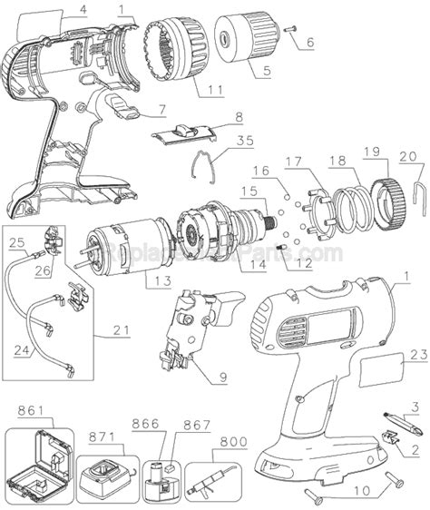 DeWALT Cordless Drill | DW959 | eReplacementParts.com