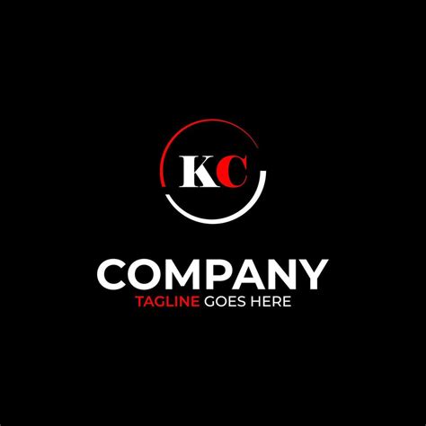 KC creative modern letters logo design template 30510233 Vector Art at ...