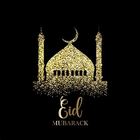 Mubarack Vector Hd PNG Images, Glittery Eid Mubarack Background 1306, Background, Wallpaper ...