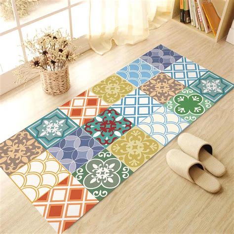 Funlife Moroccan Style Floor Stickers Wall Decal,Anti Slip Waterproof ...