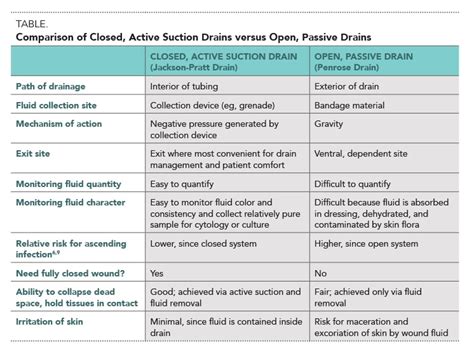 Placement & Management: Jackson-Pratt Closed Active Suction Drain - Today's Veterinary Practice