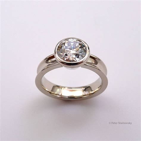 15 Best Collection of Flat Engagement Ring Settings