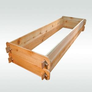 TWO 2x6 Cedar Raised GARDEN BEDS Set Raised Planters Vegetable Garden ...