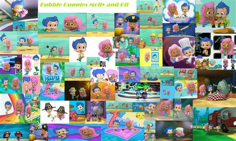 Bubble Guppies- Molly and Gil by bigpurplemuppet99 on DeviantArt