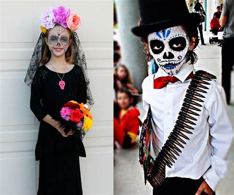 Disfraz de calavera mexicana para el Día de Muertos | Pequeocio.com