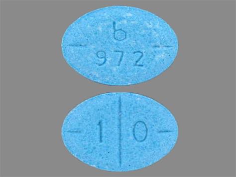 Pill Finder: b 972 1 0 Blue Elliptical / Oval - Medicine.com