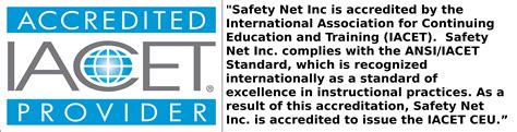 IACET Accredit LOGO for website with statement | New York City Safety ...