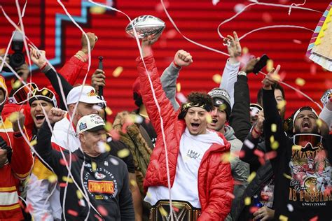 Patrick Mahomes and Travis Kelce Chug Beers and Take Shots at Chiefs Super Bowl Victory Parade