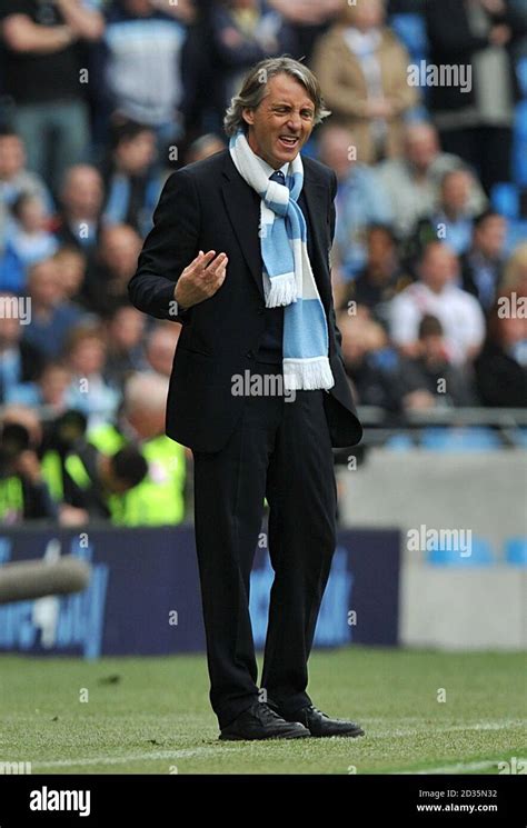 Roberto Mancini, Manchester City manager Stock Photo - Alamy