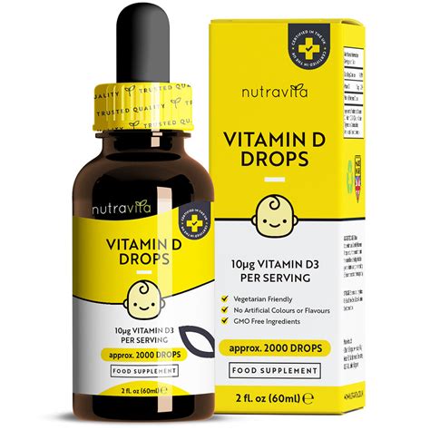 Vitamin D For Children | Vitamin D3 Drops | Nutravita