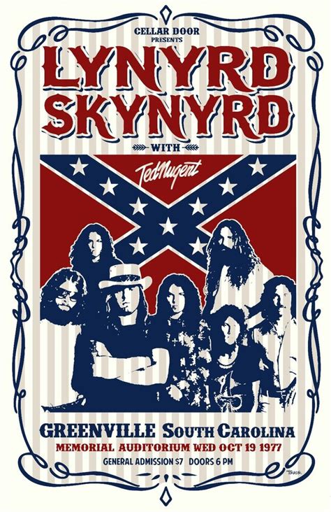 Lynyrd Skynyrd 1977 Tour Poster | eBay