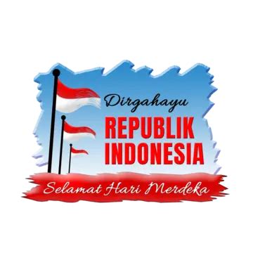 Indonesian Independence Day Vector PNG Images, Elegant Twibbon Of Indonesian Independence Day ...