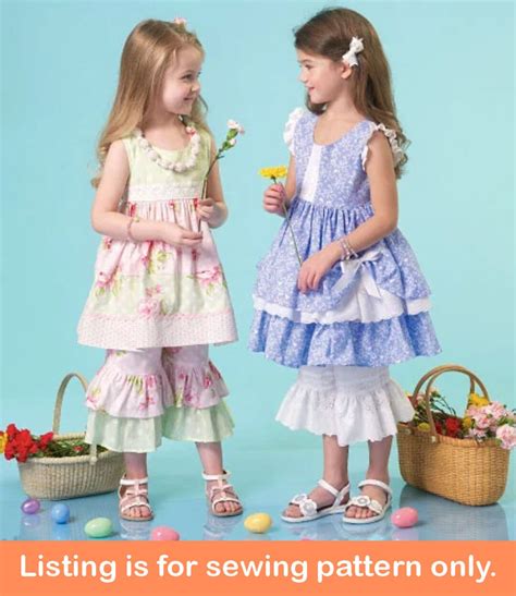 BOUTIQUE SEWING PATTERN Make Girls Clothes Kids Clothing - Etsy