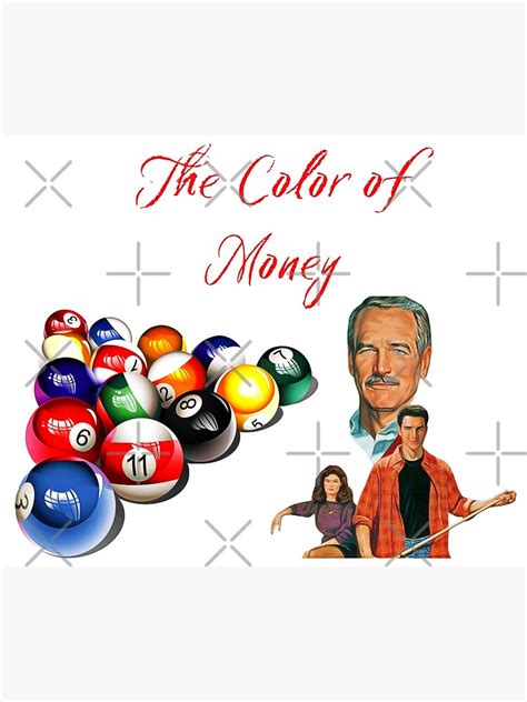 "The Color of Money" Poster for Sale by DrawingAndText | Redbubble