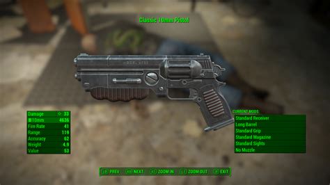 Fallout 4: Classic 10mm Pistol by SPARTAN22294 on DeviantArt