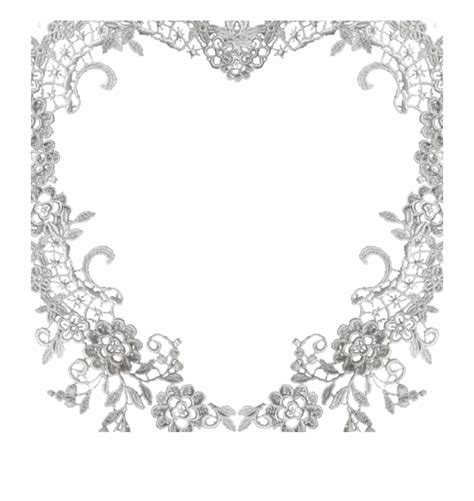 Lace Corner Clipart Transparent Background White Lace Png - Clip Art Library
