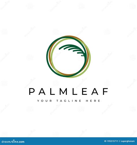 Palm Leaf Logo Design Template.luxury Elegant Palm Tree Symbol Stock ...