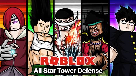 Roblox : All Star Tower Defense #20 รีวิวตัวละครใหม่ (หนวดขาว 6ดาว,หนวด ...