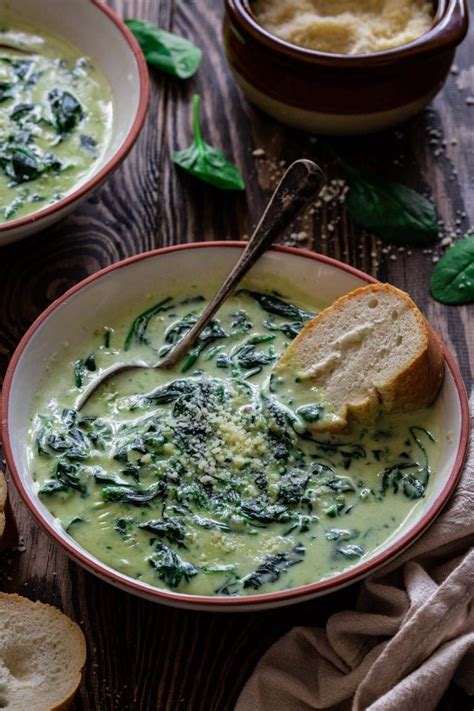 Cream of Spinach Soup - Olivia's Cuisine