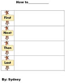 First, Next, Then, Last, Graphic Organizer Template | K-5 Computer Lab