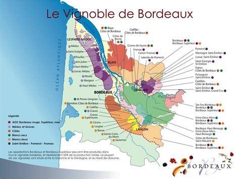 Vinos de Bordeaux: Zonas, variedades, tipos de vino y clasificación.