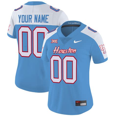 Houston Cougars 2023 Oilers Inspired Vapor Custom Jersey V3 - All ...