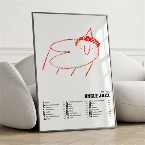 Men I Trust Oncle Jazz Album Cover Poster Wall Art Men I - Etsy