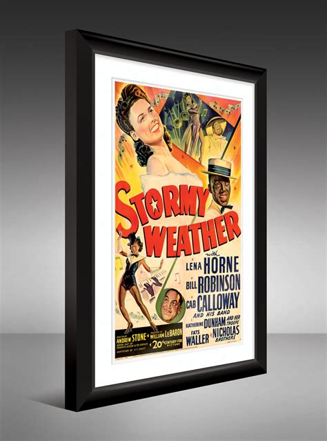 Vintage Movie Poster Stormy Weather 1943 12x18 Heavyweight - Etsy