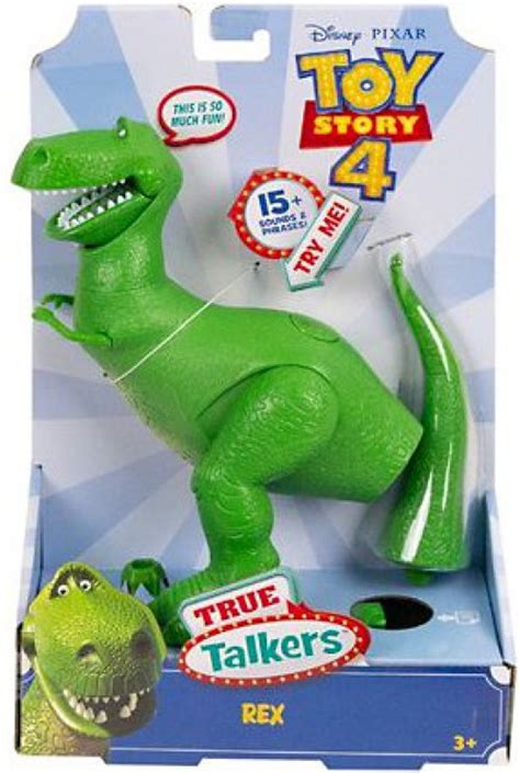 Toy Story 4 True Talkers Rex Action Figure Mattel - ToyWiz