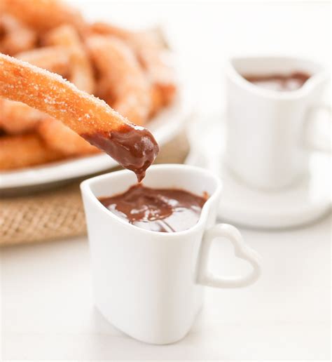 Churros Con Chocolate - Kirbie's Cravings