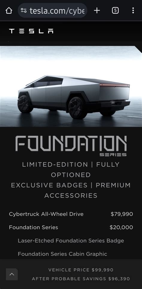 Tesla Sends Out Cybertruck Foundation Series Order Emails - CWIK