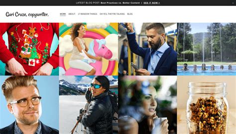 Copywriter Portfolio Examples: 9 Best Examples - Weblium Blog