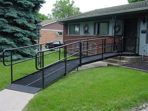 Galvanized Steel Wheelchair Access Ramps | Handi-Ramp